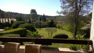  Villa les Vignes zicht vanaf terras 